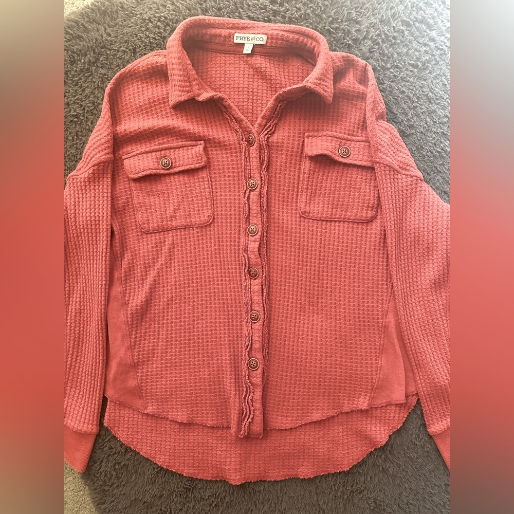 Frye & Co. Thermal long-sleeve top, size L